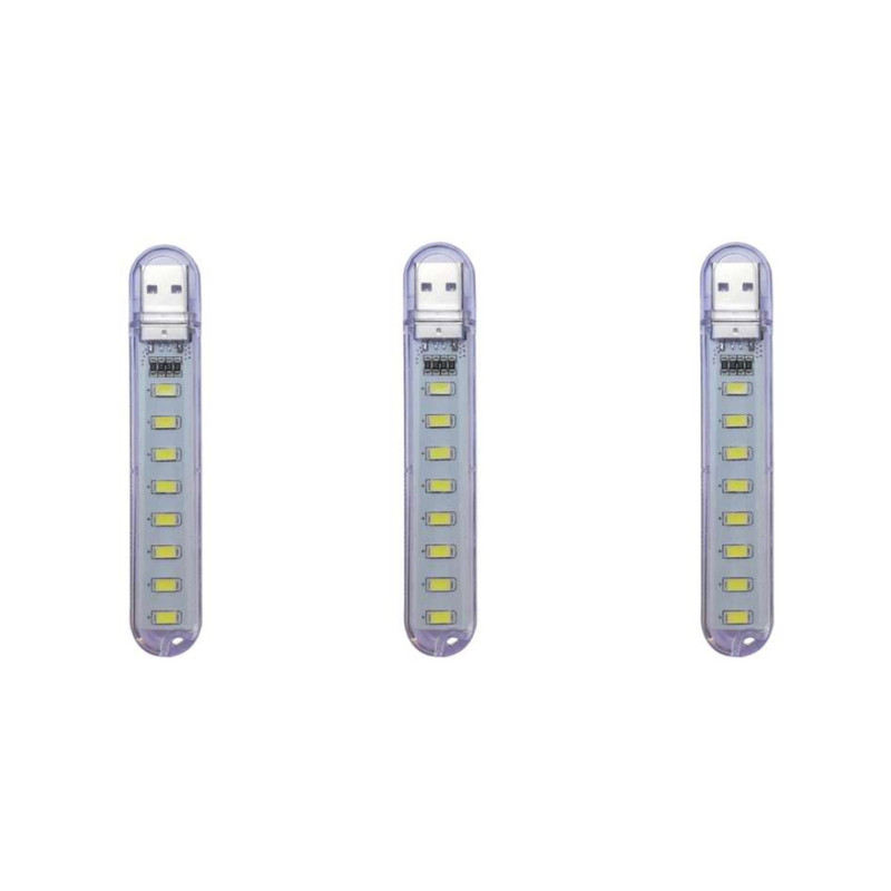 چراغ ال ای دی USB اچ تی ام مدل SMD بسته 3 عددی