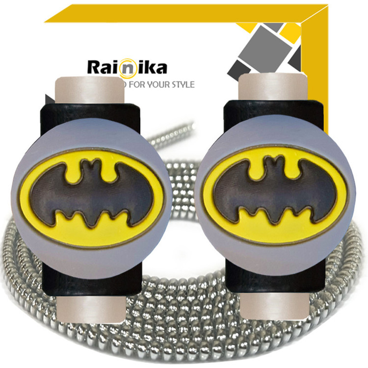 محافظ کابل شارژر و هندزفری رینیکا مدل Batman AAA 03 مجموعه 3 عددی