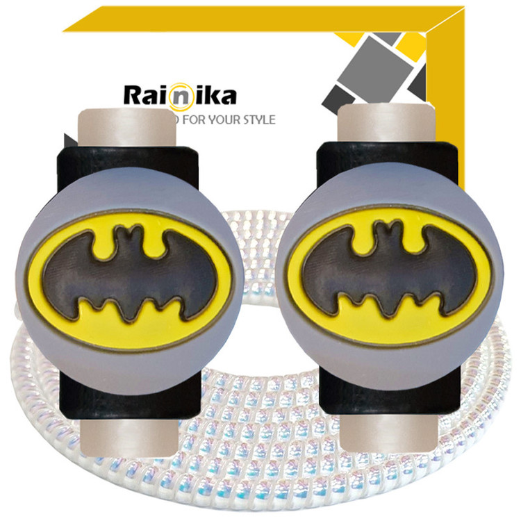 محافظ کابل شارژر و هندزفری رینیکا مدل Batman AAA 03 مجموعه 3 عددی