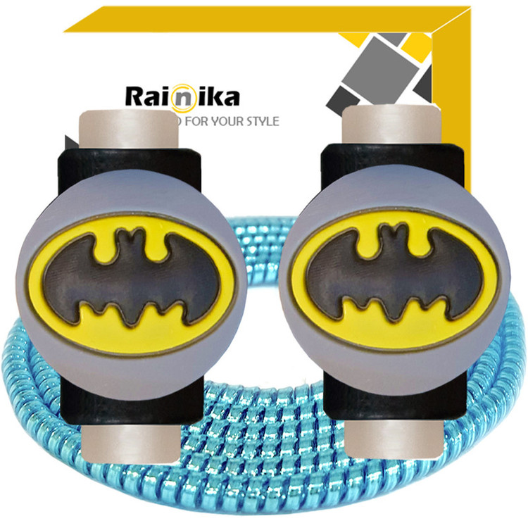 محافظ کابل شارژر و هندزفری رینیکا مدل Batman AAA 03 مجموعه 3 عددی
