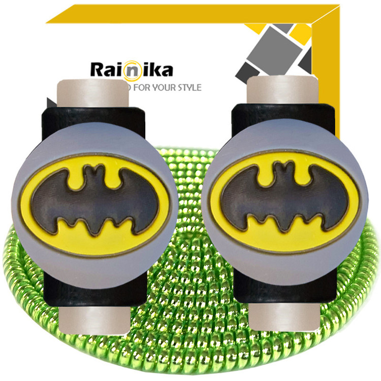 محافظ کابل شارژر و هندزفری رینیکا مدل Batman AAA 03 مجموعه 3 عددی
