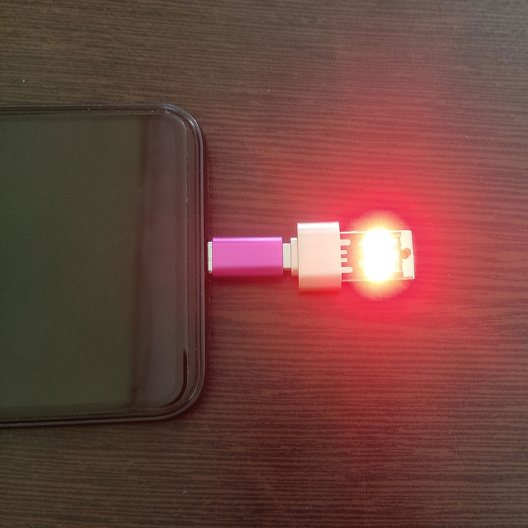 چراغ اضطراری LED USB رهام کد 01 بسته 2 عددی