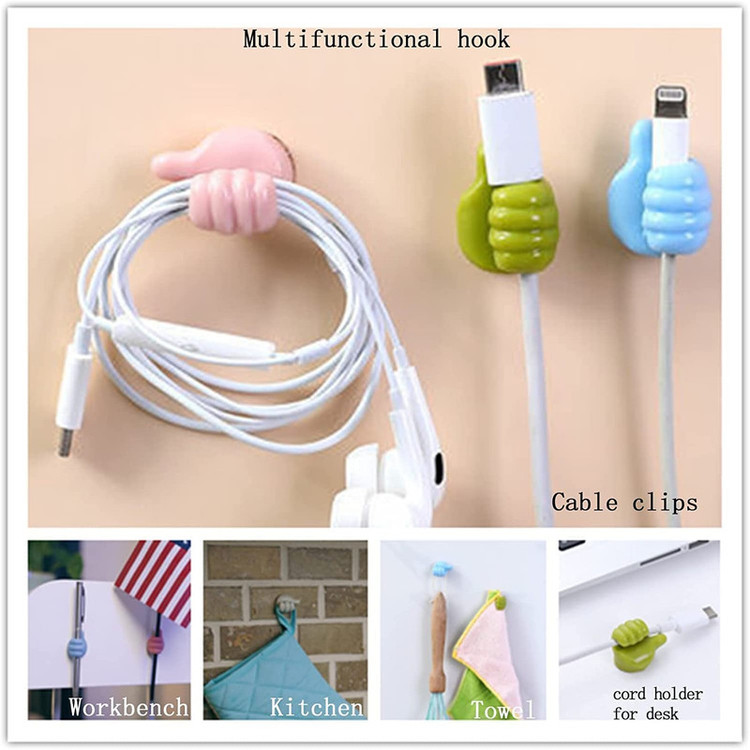 نگهدارنده کابل ولگا طرح دست مدل VOL-THUMB بسته 4 عددی