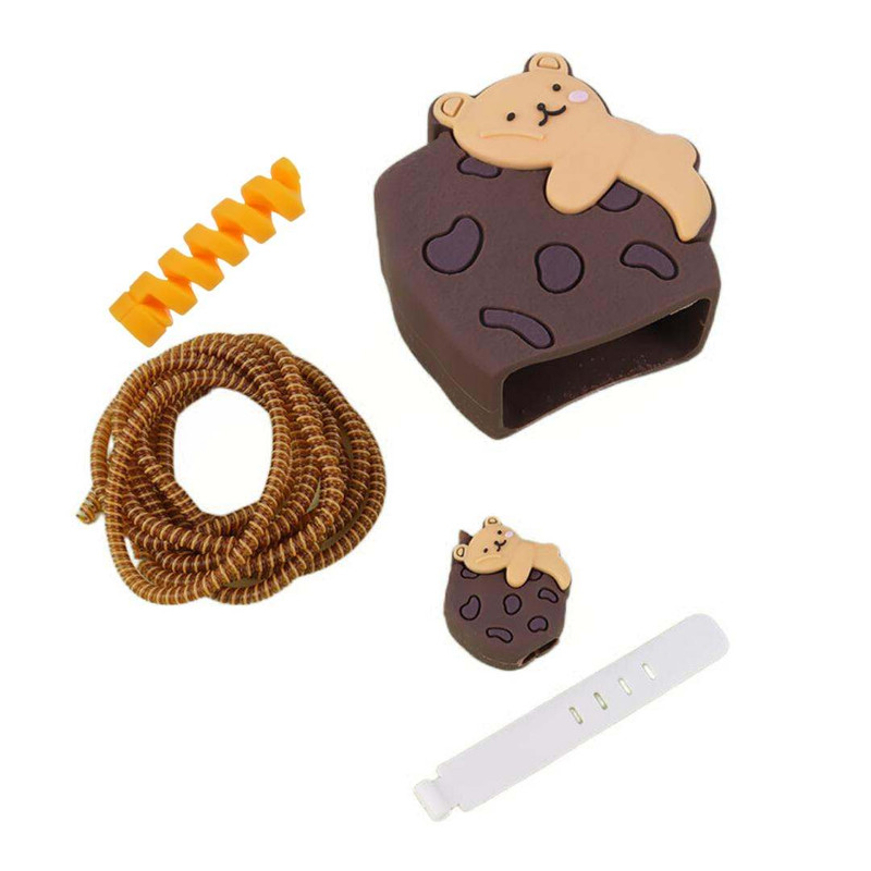 محافظ شارژر دیواری مدل Cooki مجموعه 5 عددی