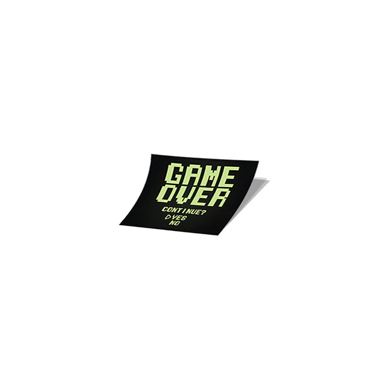 استیکر تزئینی موبایل و تبلت لولو مدل  GAME OVER میخواهید ادامه دهید؟ کد 581