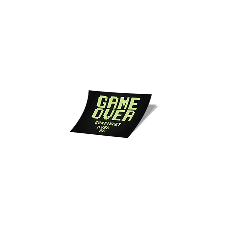 استیکر تزئینی موبایل و تبلت لولو مدل GAME OVER میخواهید ادامه دهید؟ کد 581
