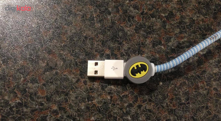 محافظ کابل طرح Bat Man کد 3303 بسته 2 عددی