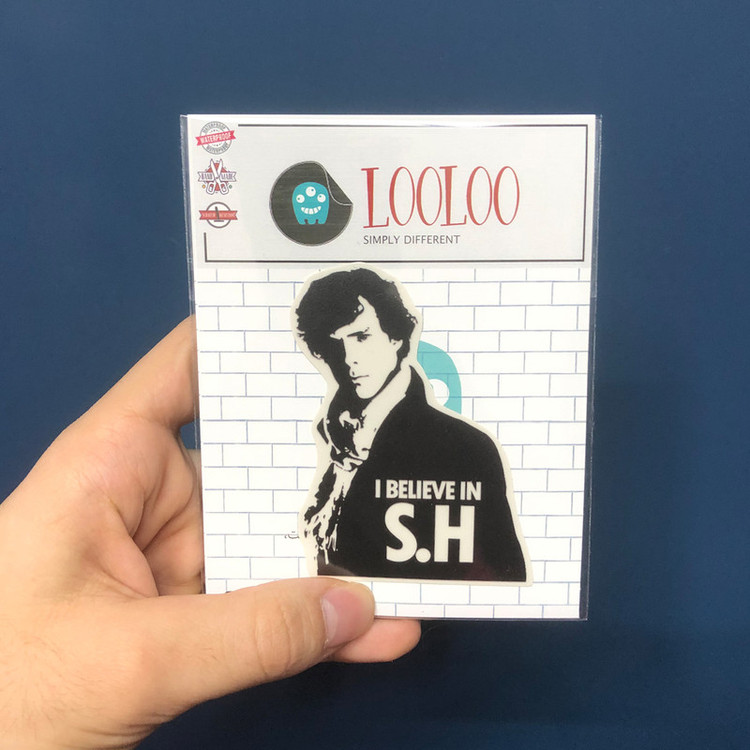 استیکر تزئینی موبایل و تبلت لولو مدل سریال SHERLOCK کد 110