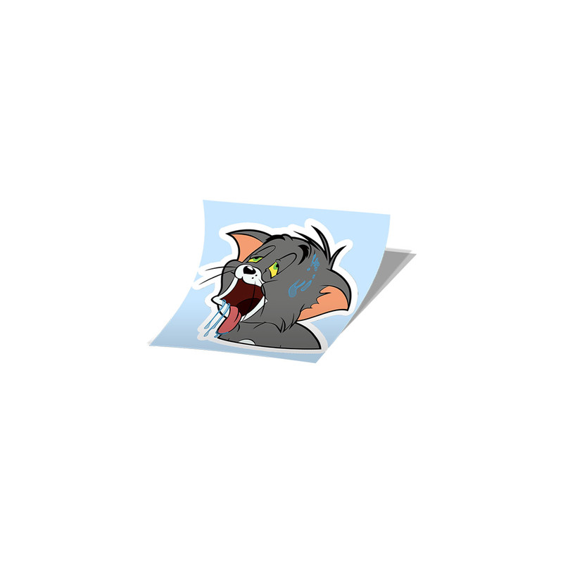 استیکر تزئینی موبایل و تبلت لولو مدل تام گرمایی انیمیشن تام و جری TOM AND JERRY کد 638