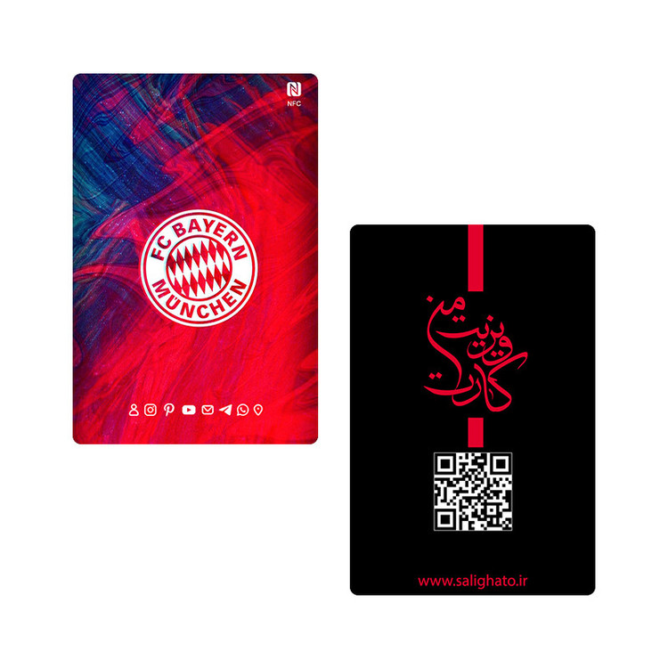 تگ NFC مدل کارت هوادار بایرن مونیخ