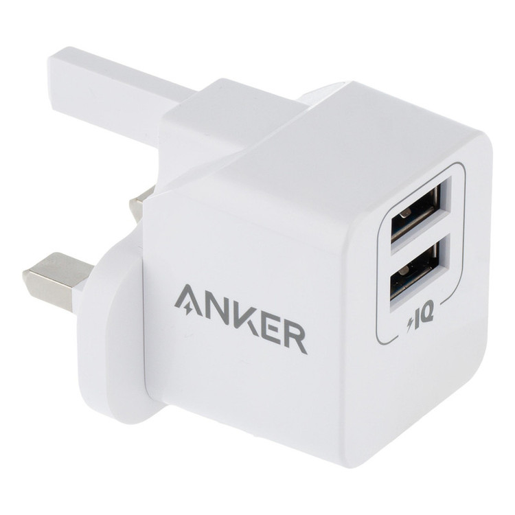 شارژر دیواری 12 وات دو پورت انکر مدل PowerPort Mini A2620