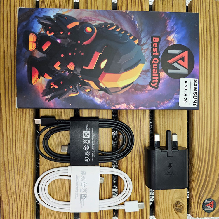 شارژر دیواری 25 وات ام پی مدل A50/A70 به همراه کابل USB-C