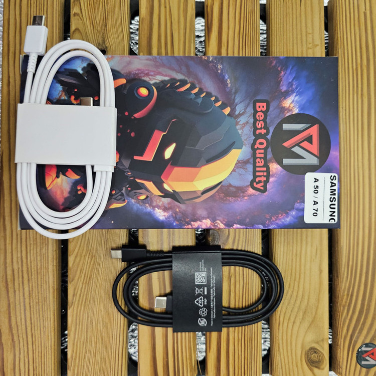 شارژر دیواری 25 وات ام پی مدل A50/A70 به همراه کابل USB-C