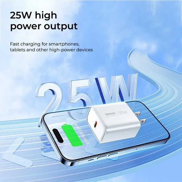 شارژر دیواری 25 وات ریمکس مدل A16 SUPERFAST