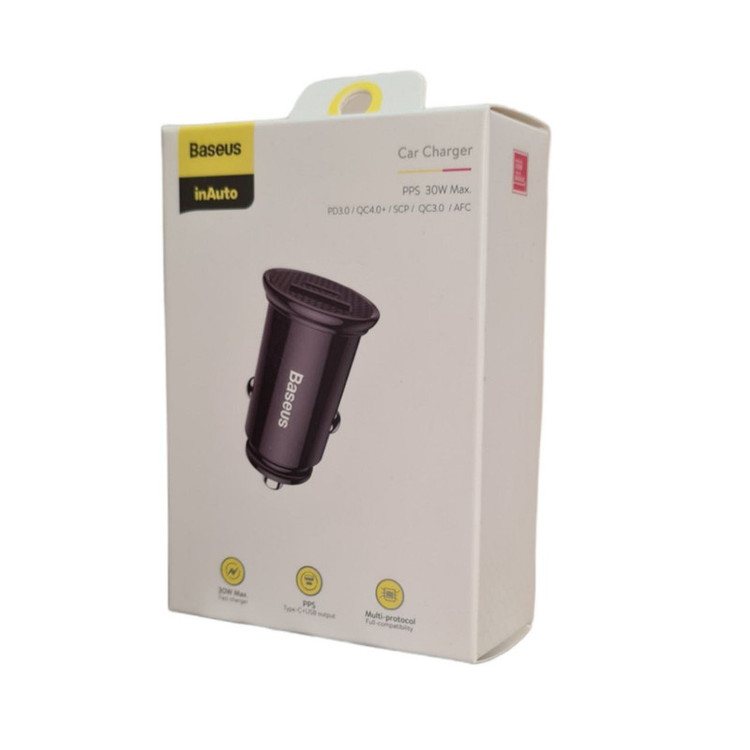 شارژر فندکی باسئوس مدل Quick Car Charger PPS 30W