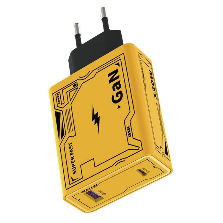شارژر دیواری 120 وات مدل HX111-A+C به همراه کابل تبدیل USB / USB-C به لایتنینگ / USB-C