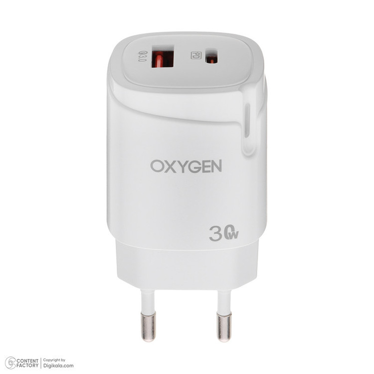 شارژر دیواری 30 وات اکسیژن مدل CH-7