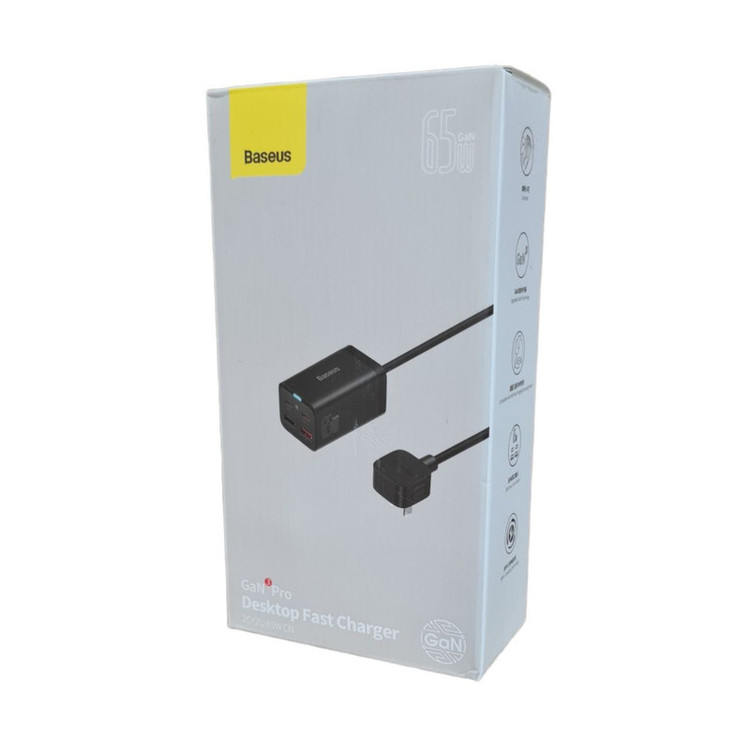 شارژر رومیزی باسئوس مدل Desktop Fast 65W به همراه کابل USB-C