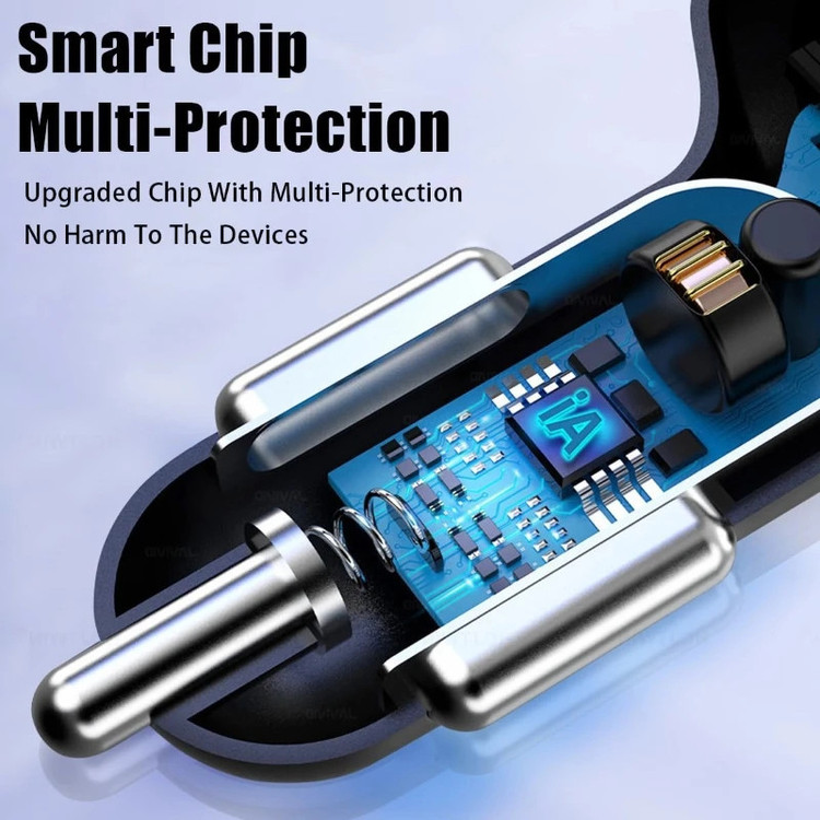 شارژر فندکی 66 وات مدل FP-89 به همراه کابل USB-C