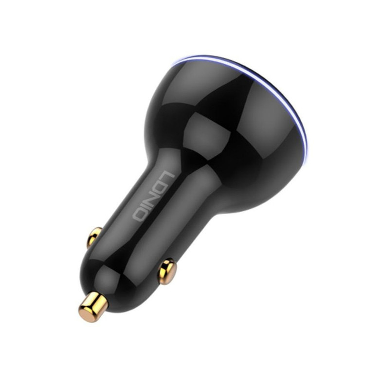 شارژر فندکی 160 وات الدینیو مدل C102 به همراه کابل usb-C