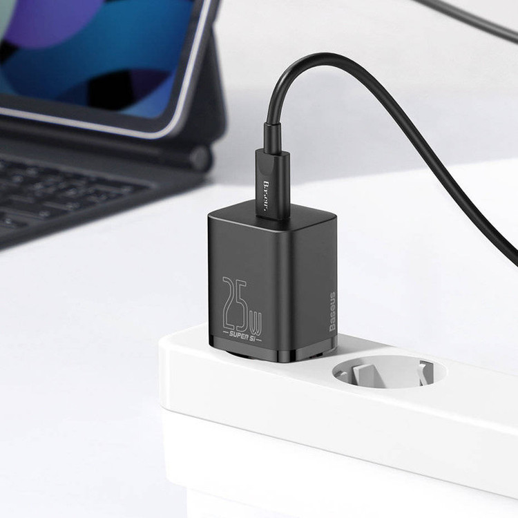 شارژر دیواری باسئوس مدل Super Si 25W