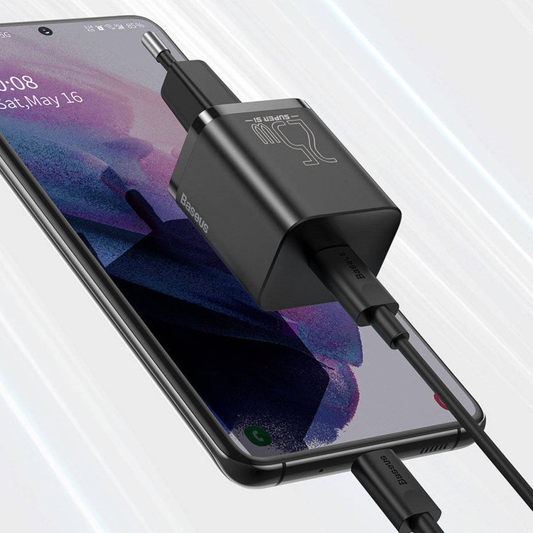 شارژر دیواری باسئوس مدل Super Si 25W