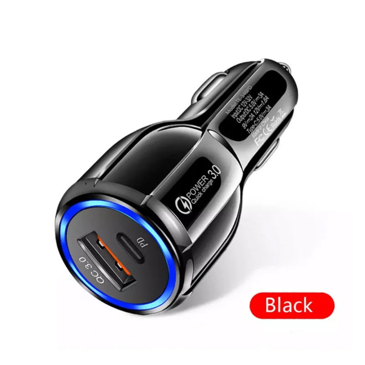 شارژر فندکی 48 وات دو پورت مدل Fast TE-P32