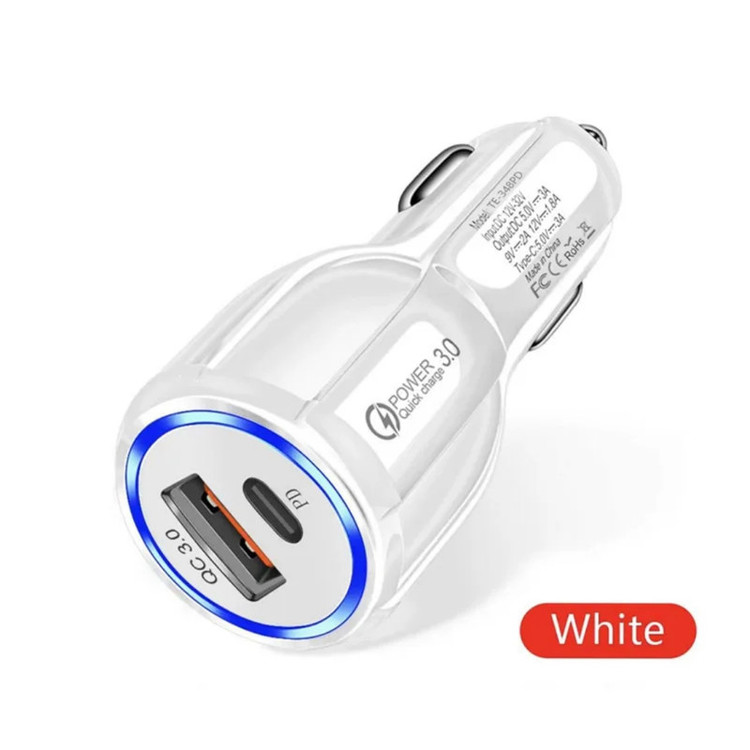 شارژر فندکی 48 وات دو پورت مدل Fast TE-P32