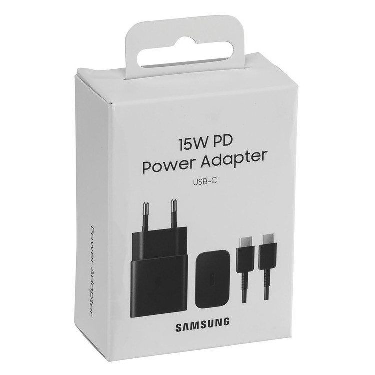 شارژر دیواری 15 وات سامسونگ مدل EP-T1510 به همراه کابل تبدیل USB-C