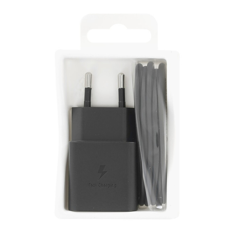 شارژر دیواری 15 وات سامسونگ مدل EP-T1510 به همراه کابل تبدیل USB-C