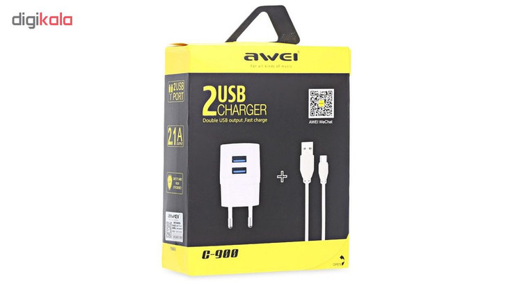 شارژر دیواری اوی مدل c-900 به همراه کابل microUSB