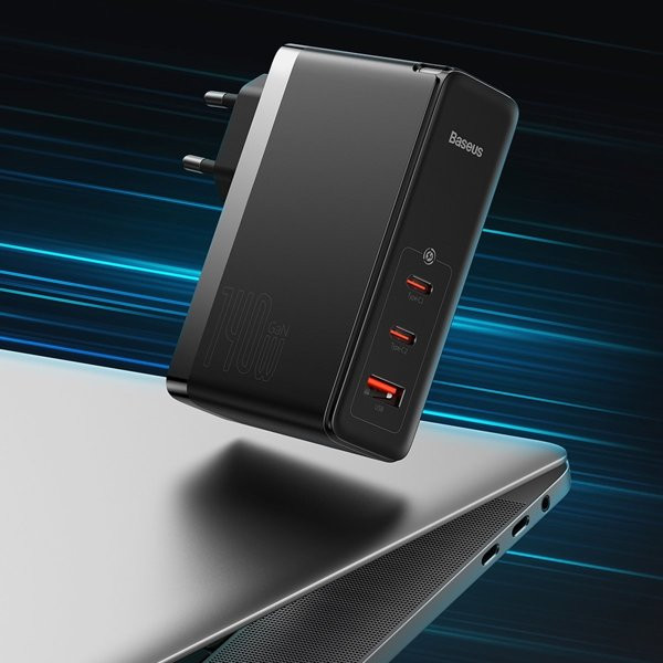 شارژر دیواری 140 وات باسئوس مدل GaN5 Pro