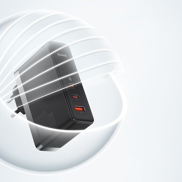 شارژر دیواری 140 وات باسئوس مدل GaN5 Pro