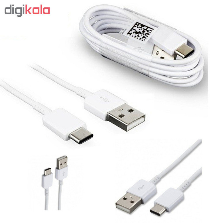 شارژر دیواری مدل EP-TA20EWE به همراه کابل تبدیل USB-C