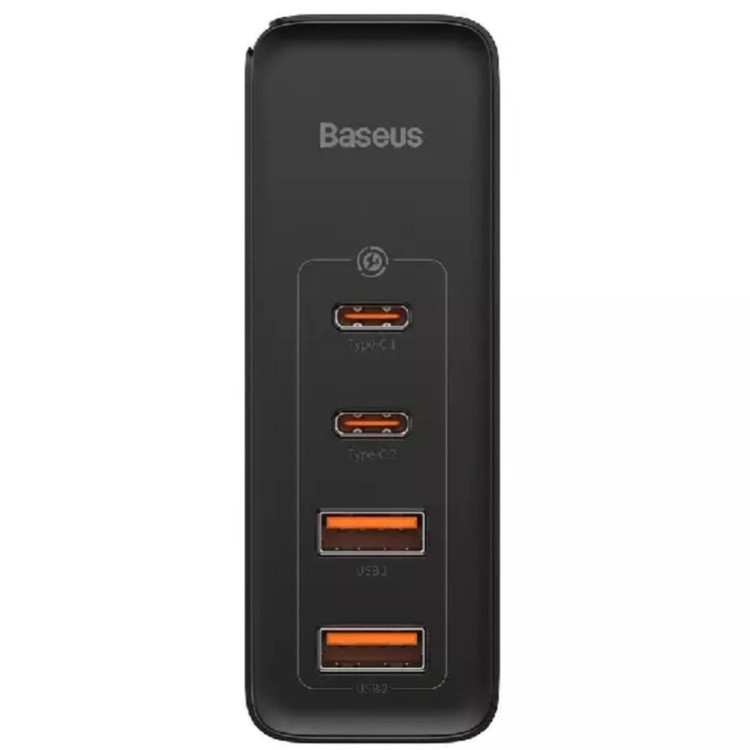 شارژر دیواری 100 وات 4 پورت بیسوس مدل GaN2 Pro به همراه کابل USB-C