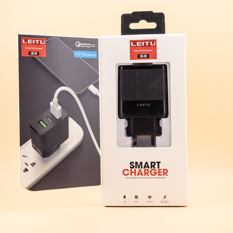 شارژر دیواری 45 وات لیتو مدل LH-24 به همراه کابل تبدیل micro USB
