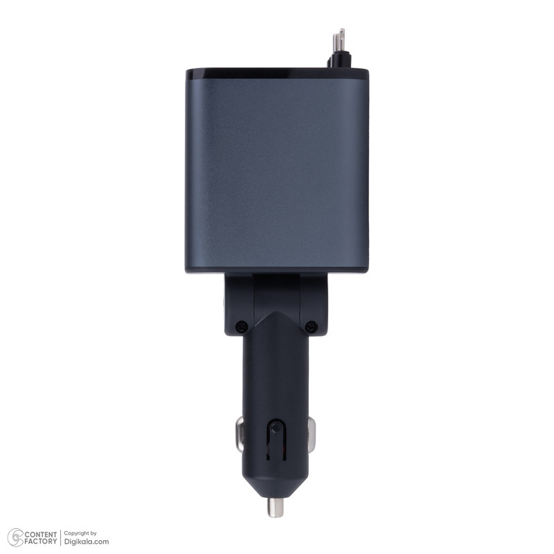 شارژر فندکی 30 وات دو پورت گرین لاین مدل GNRCC50WBK