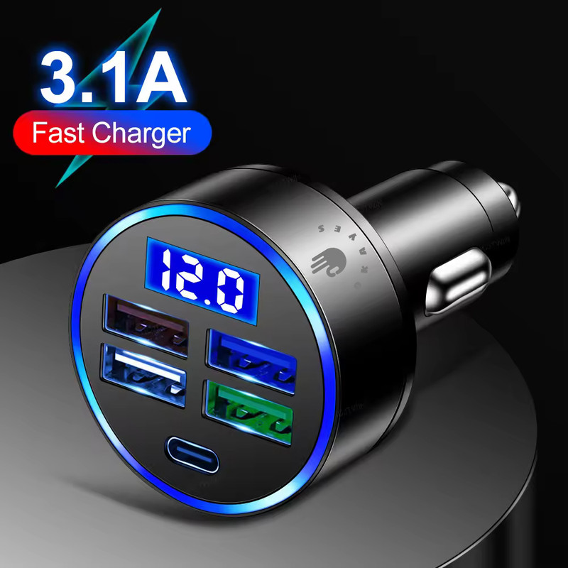 شارژر فندکی 38 وات اکی یس مدل PD1USB3QC3