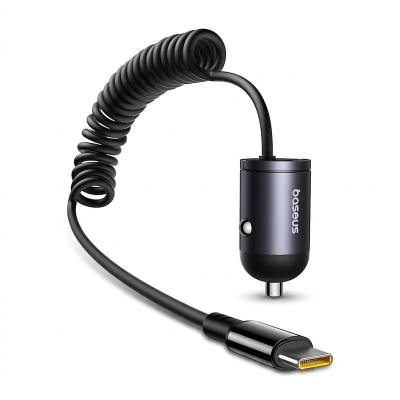 شارژر فندکی 30 وات بیسوس مدل B-TinSTC به همراه کابل USB-C