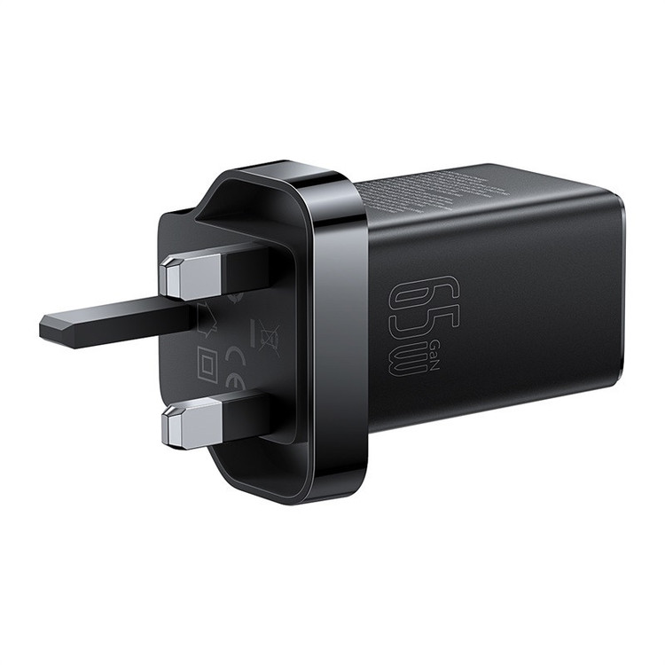 شارژر دیواری 65 وات بیسوس مدل CCGAN65UK به همراه کابل USB-C