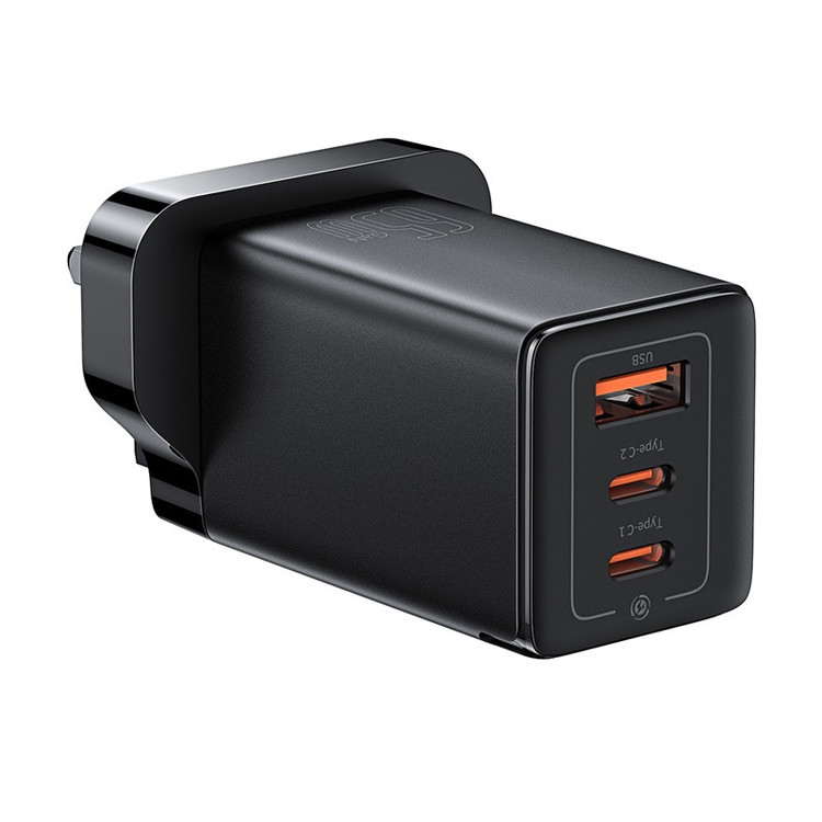 شارژر دیواری 65 وات بیسوس مدل CCGAN65UK به همراه کابل USB-C
