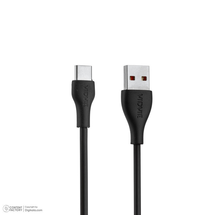 شارژر فندکی 30 وات دو پورت ویدوی مدل CC532 به همراه کابل تبدیل USB به USB-C