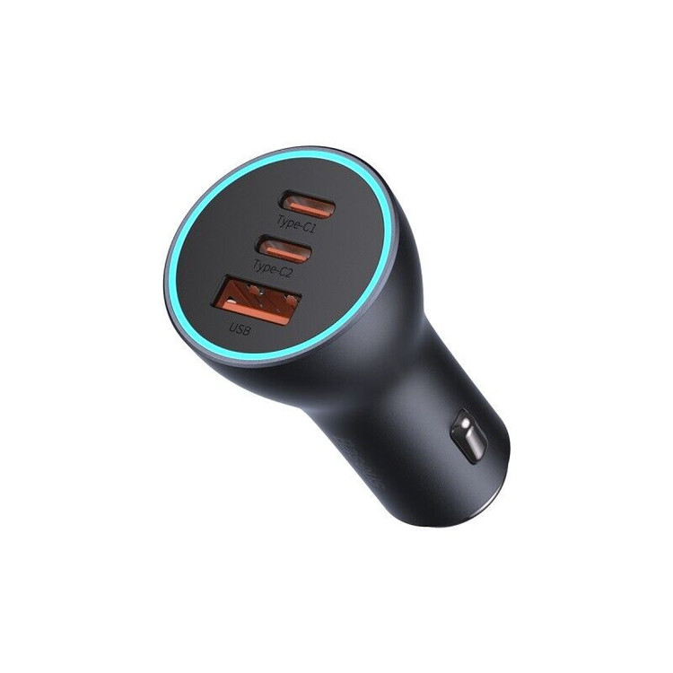 شارژر فندکی ۶۵ وات بیسوس مدل CCJDZ65-UC