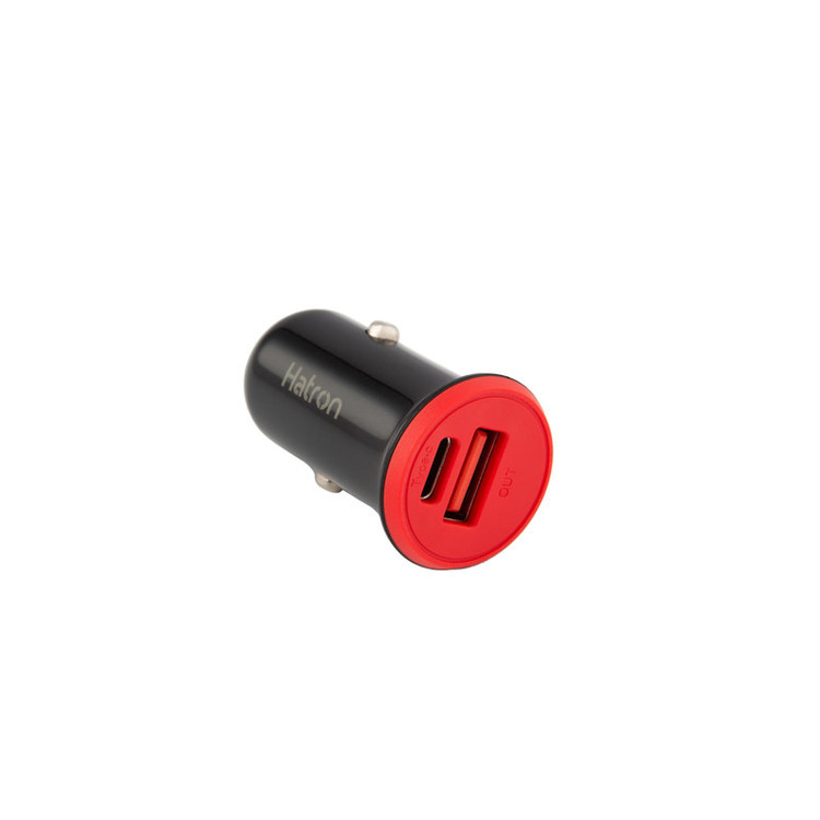 شارژر فندکی 18 وات هترون مدل HCC2181PQ به همراه کابل USB-C