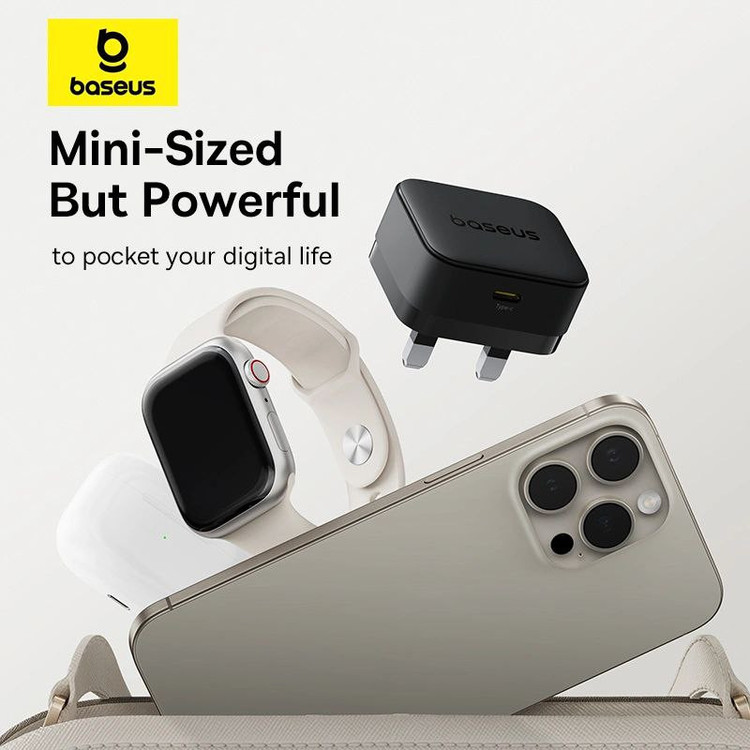 شارژر دیواری 20 وات بیسوس مدل Palm Mini