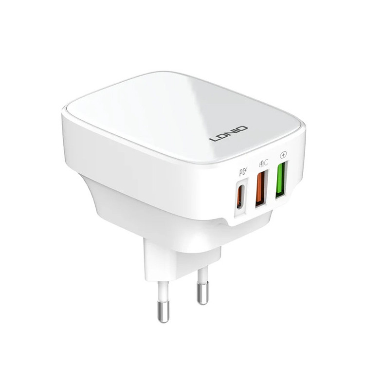 شارژر دیواری 32 وات الدینیو مدل Q334 به همراه کابل USB-C