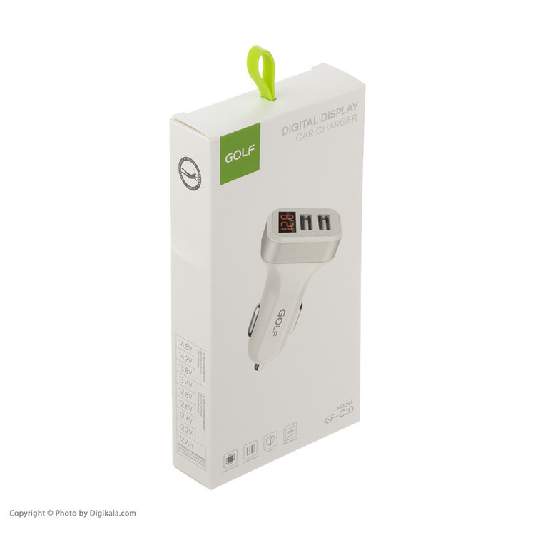شارژر فندکی گلف مدل GF-C10