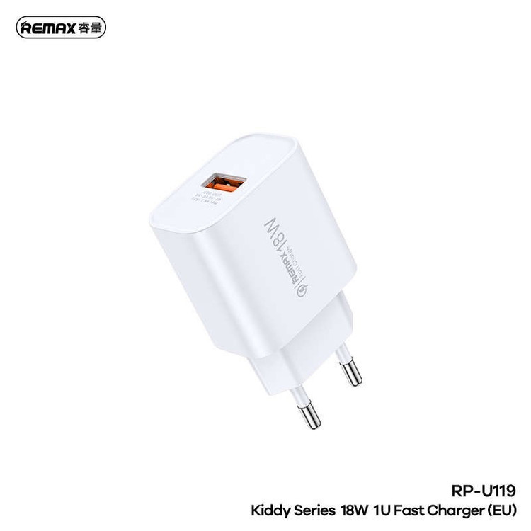 شارژر دیواری 18وات ریمکس مدل Kiddy Series RP-U119