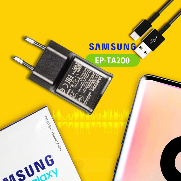 شارژر دیواری مدل EP-TA200 به همراه کابل تبدیل microUSB