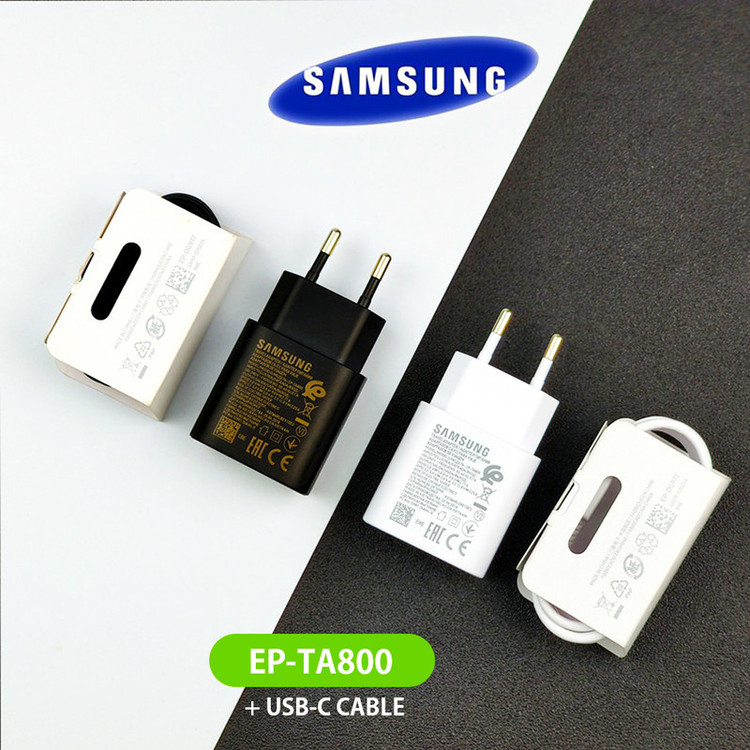 شارژر دیواری مدل EP-TA800 به همراه کابل تبدیل USB-C